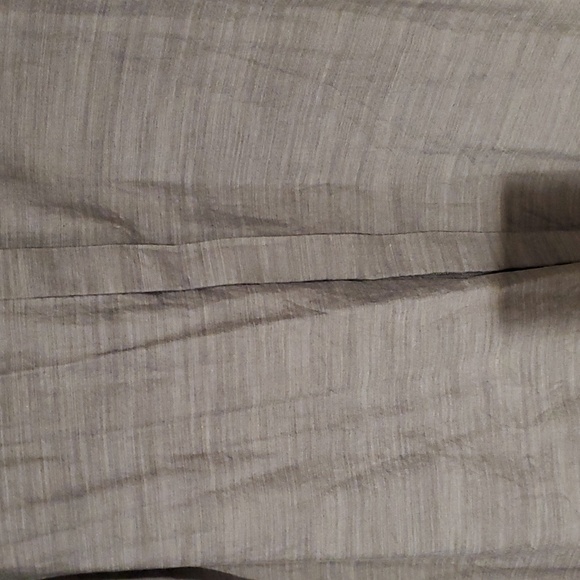 Philip lim Grey and navy blue color block long sleeve button up shirt - Picture 2 of 4